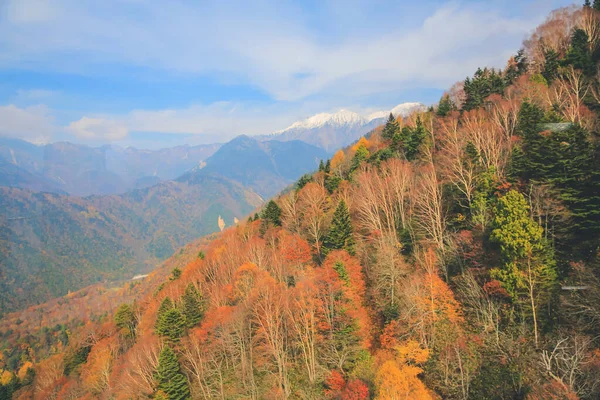 Nabehirakogen Takayama Japan Mount Hotaka Okt 2013 — Stockfoto