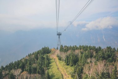 Çift katlı halat, Shinhotaka Dağı 31 Ekim 2013.