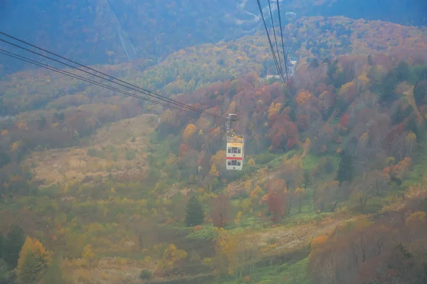Double Decker Ropeway Ropeway Shinhotaka Mountain Oct 2013 — Stock Photo, Image