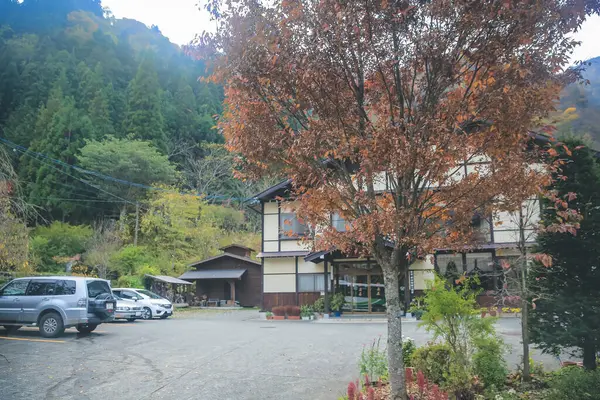 stock image 31 Oct 2013 the fall season landscape of the Takayama countryside, Japan