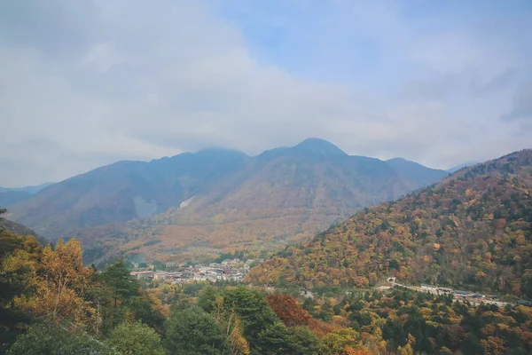 Oktober 2013 Pemandangan Musim Gugur Pedesaan Takayama Jepang — Stok Foto
