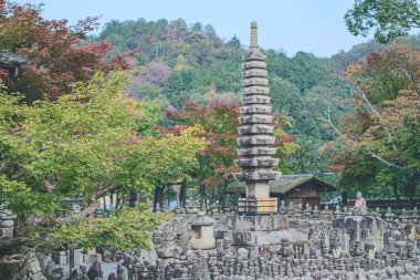 2 Kasım 2013 Japonya Kulesi, adashino nenbutsuji Tapınağı, Kyoto, Japonya