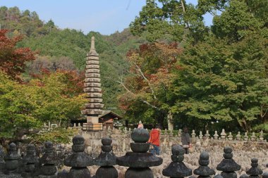 Japonya Kulesi, Adashino Nenbutsuji Tapınağı, Kyoto, Japonya