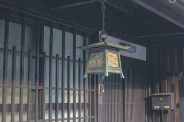 Japonya, Kyoto 'daki dönüşüm lambası dekorasyonu.