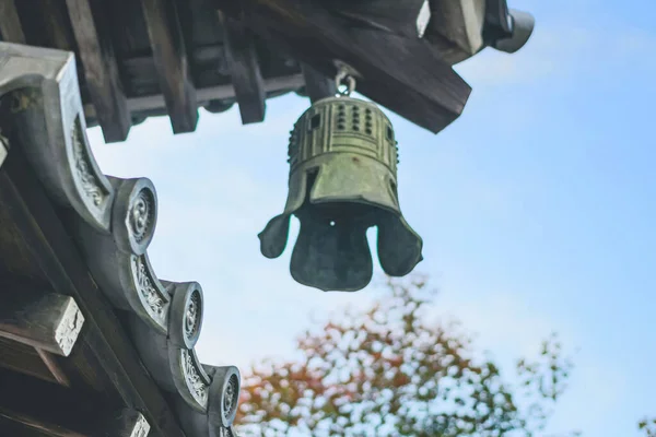 Dach Pagody Japońskim Dzwonkiem — Zdjęcie stockowe