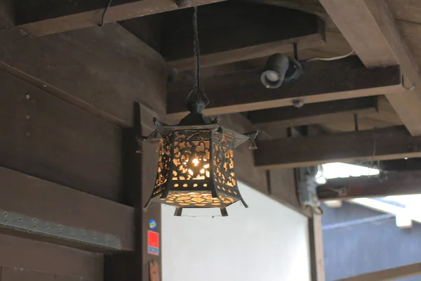 Dekoracja Lampy Transdukcyjnej Kyoto Japonia — Zdjęcie stockowe