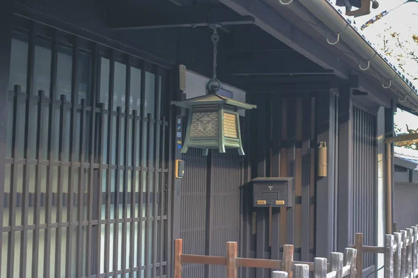 Λαμπτήρας Μεταγωγής Διακόσμηση Στο Kyoto Ιαπωνία — Φωτογραφία Αρχείου