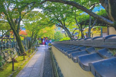 2 Kasım 2013 Kyoto 'daki Otagi Nenbutsu-ji tapınağının manzarası