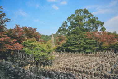 Japonya Kulesi, Adashino nenbutsuji Tapınağı, Kyoto, Japonya 2 Kasım 2013