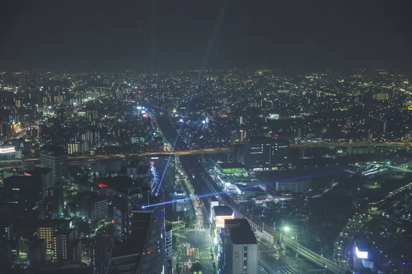 名古屋市2013年11月2日夜の日本の街並み — ストック写真