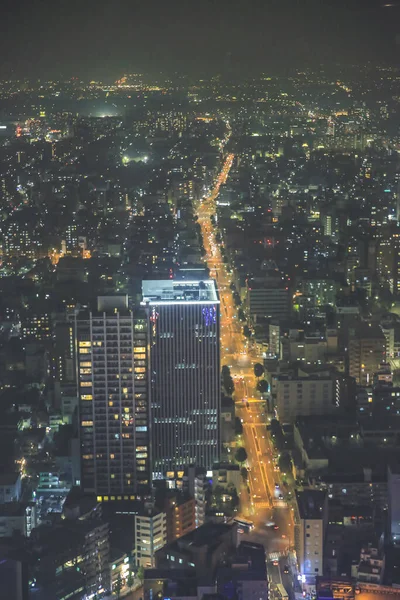 Nagoya City Japan Cityscape Night Nov 2013 — Stock Photo, Image