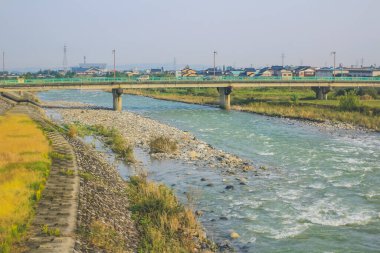 31 Ekim 2013 Toyama kırsalının sonbahar manzarası, Japonya