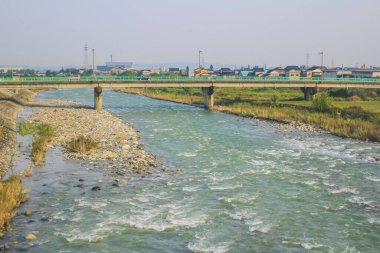 31 Ekim 2013 Toyama kırsalının sonbahar manzarası, Japonya