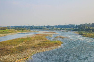 31 Ekim 2013 Toyama kırsalının sonbahar manzarası, Japonya
