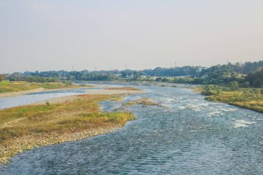 31 Ekim 2013 Toyama kırsalının sonbahar manzarası, Japonya