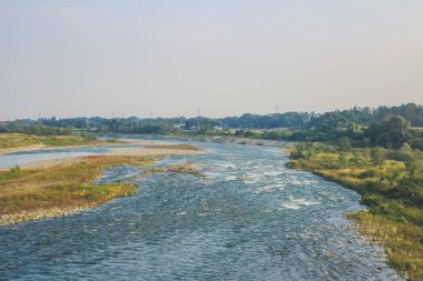 31 Ekim 2013 Toyama kırsalının sonbahar manzarası, Japonya