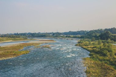 31 Ekim 2013 Toyama kırsalının sonbahar manzarası, Japonya