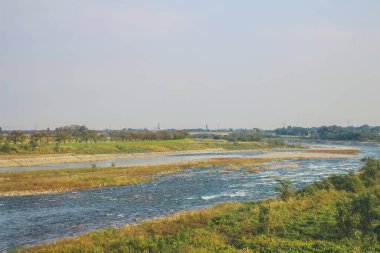 31 Ekim 2013 Toyama kırsalının sonbahar manzarası, Japonya