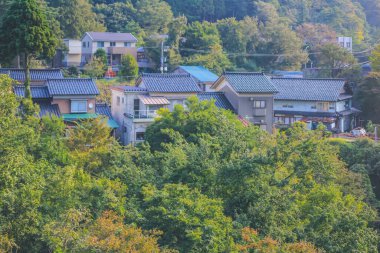 31 Ekim 2013 Toyama kırsalının sonbahar manzarası, Japonya