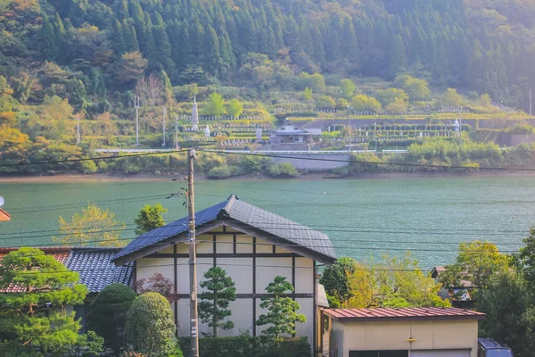 Října 2013 Podzimní Krajina Tojamského Venkova Japonsko — Stock fotografie