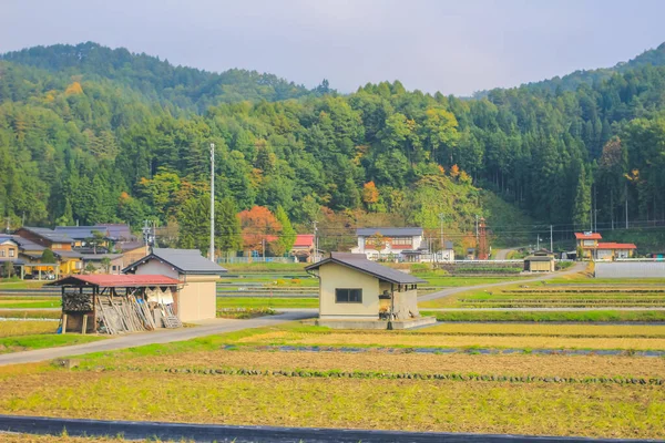 Out 2013 Paisagem Temporada Outono Campo Toyama Japão — Fotografia de Stock