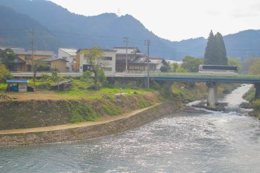 31 Ekim 2013 Toyama kırsalının sonbahar manzarası, Japonya