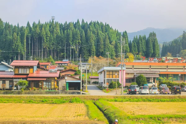 2013年10月31日日本富山农村秋季景观 — 图库照片