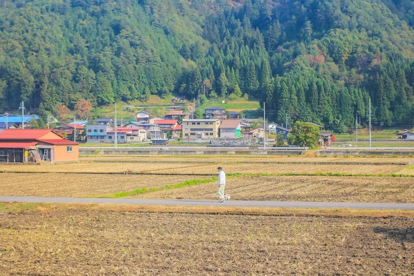 Října 2013 Podzimní Krajina Tojamského Venkova Japonsko — Stock fotografie