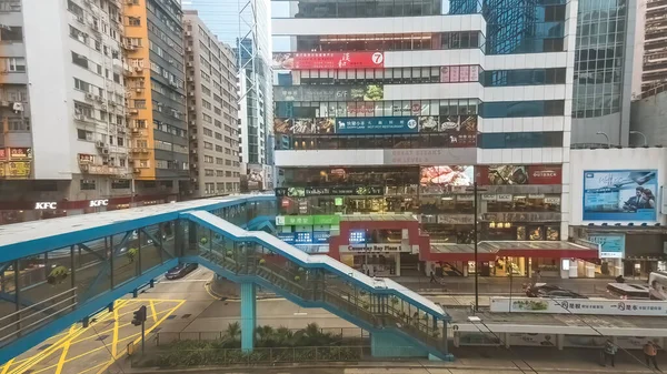 Улица Фесси Роуд Гонконг Марта 2023 Года — стоковое фото