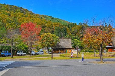 Tarihi Japon Köyü Shirakawago, Japonya 'nın tarihi simgesi 1 Kasım 2013