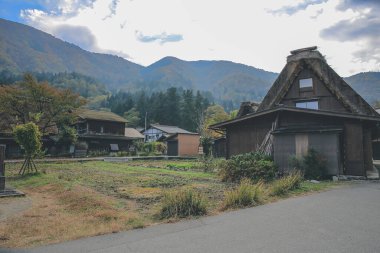 Tarihi Japon Köyü Shirakawago, Japonya 'nın tarihi simgesi 1 Kasım 2013