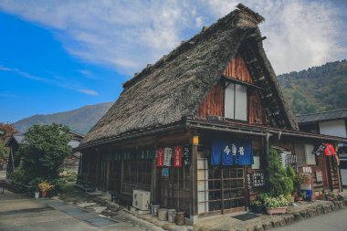 Tarihi Japon Köyü Shirakawago, Japonya 'nın tarihi simgesi 1 Kasım 2013