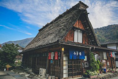 Tarihi Japon Köyü Shirakawago, Japonya 'nın tarihi simgesi 1 Kasım 2013