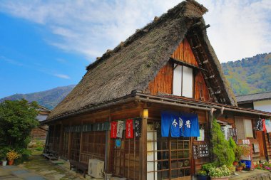 Tarihi Japon Köyü Shirakawago, Japonya 'nın tarihi simgesi 1 Kasım 2013
