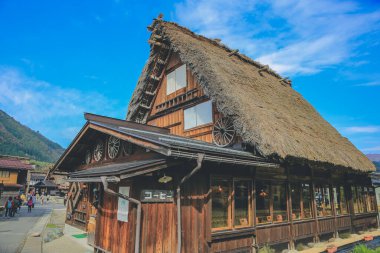 Tarihi Japon Köyü Shirakawago, Japonya 'nın tarihi simgesi 1 Kasım 2013