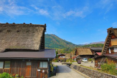 Tarihi Japon Köyü Shirakawago, Japonya 'nın tarihi simgesi 1 Kasım 2013