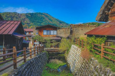 Tarihi Japon Köyü Shirakawago, Japonya 'nın tarihi simgesi 1 Kasım 2013