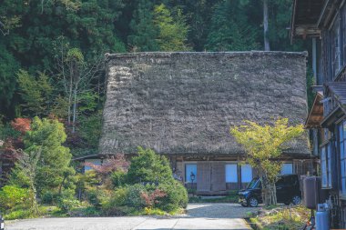 Tarihi Japon Köyü Shirakawago, Japonya 'nın tarihi simgesi 1 Kasım 2013