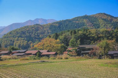 Tarihi Japon Köyü Shirakawago, Japonya 'nın tarihi simgesi 1 Kasım 2013