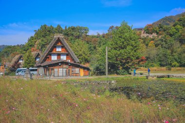 Tarihi Japon Köyü - Shirakawago, Japonya 'nın tarihi simgesi 1 Kasım 2013