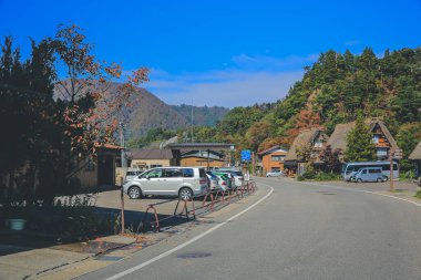 Tarihi Japon Köyü - Shirakawago, Japonya 'nın tarihi simgesi 1 Kasım 2013