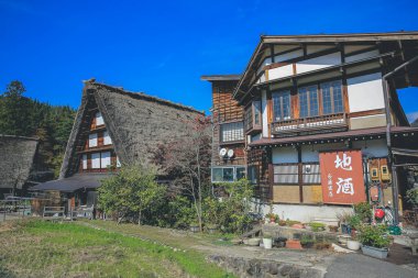 Tarihi Japon Köyü - Shirakawago, Japonya 'nın tarihi simgesi 1 Kasım 2013