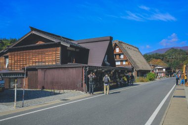 Tarihi Japon Köyü - Shirakawago, Japonya 'nın tarihi simgesi 1 Kasım 2013