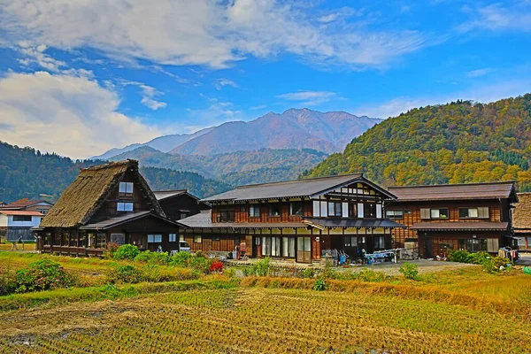 Historická Japonská Vesnice Shirakawago Cestovní Památka Japonska Listopad 2013 — Stock fotografie