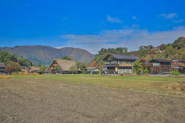 日本历史村Shirakawago 2013年11月1日日本旅游地标 — 图库照片