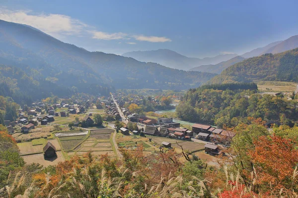 stock image the Historical Japanese Village - Shirakawago in spring, travel landmark of Japan