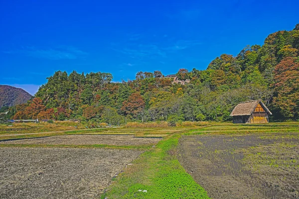 Historical Japanese Village Shirakawago Spring Travel Landmark Japan — Stock Photo, Image