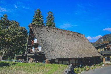 Tarihi Japon Köyü - Shirakawago, Japonya 'nın tarihi simgesi 1 Kasım 2013