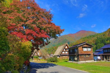 Tarihi Japon Köyü Shirakawago, Japonya 'nın tarihi simgesi 1 Kasım 2013