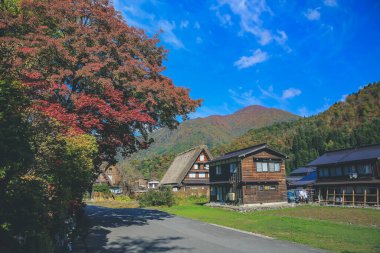 Tarihi Japon Köyü Shirakawago, Japonya 'nın tarihi simgesi 1 Kasım 2013